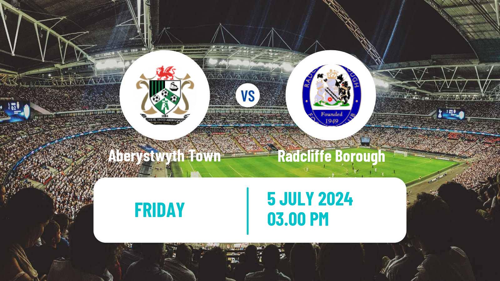 Soccer Club Friendly Aberystwyth Town - Radcliffe