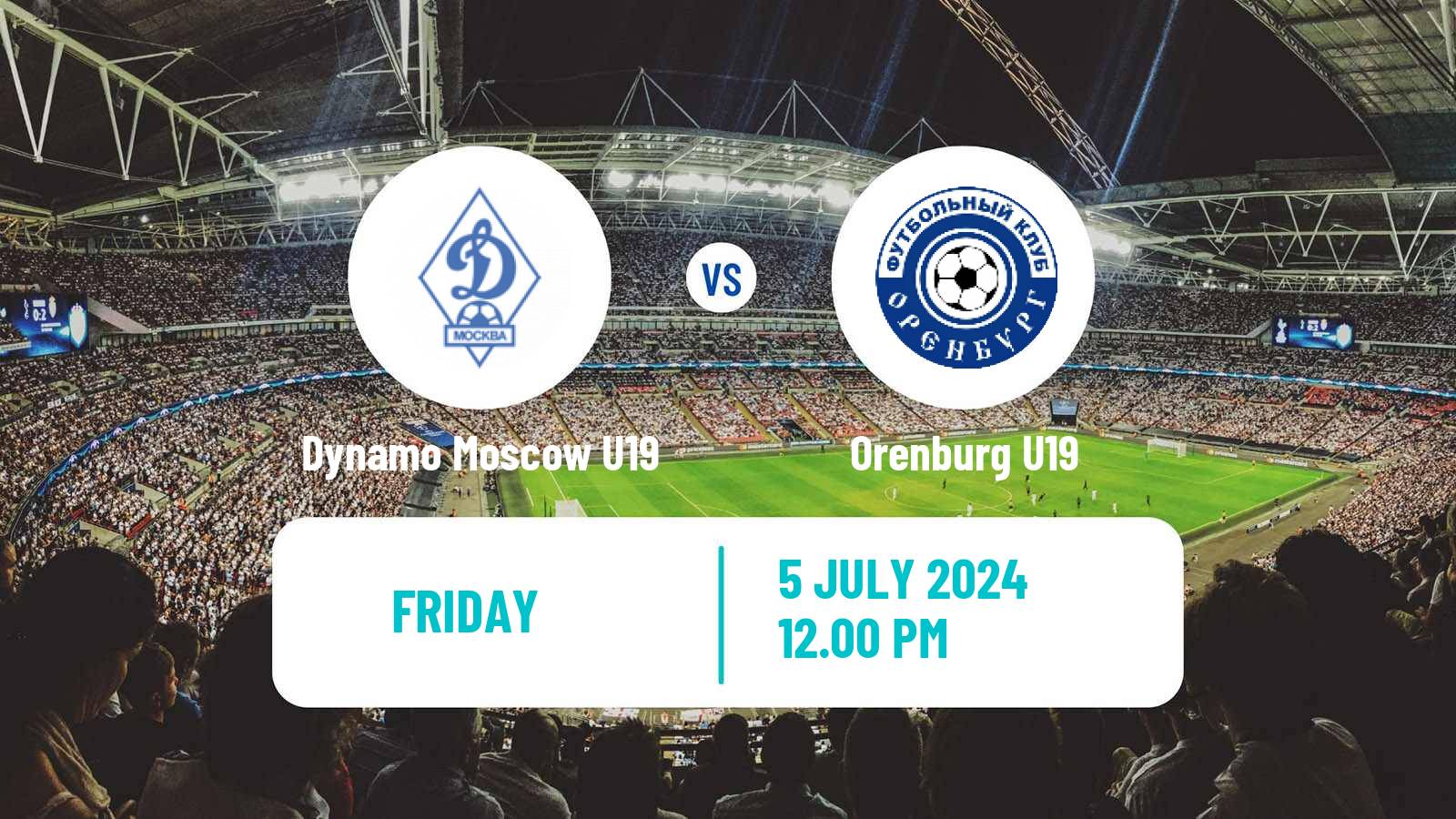 Football Russian Youth League Dynamo Moscow U19 - Orenburg U19