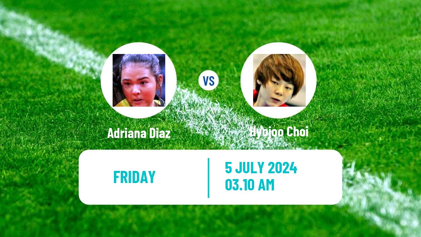 Table tennis Wtt Star Contender Bangkok Women Adriana Diaz - Hyojoo Choi