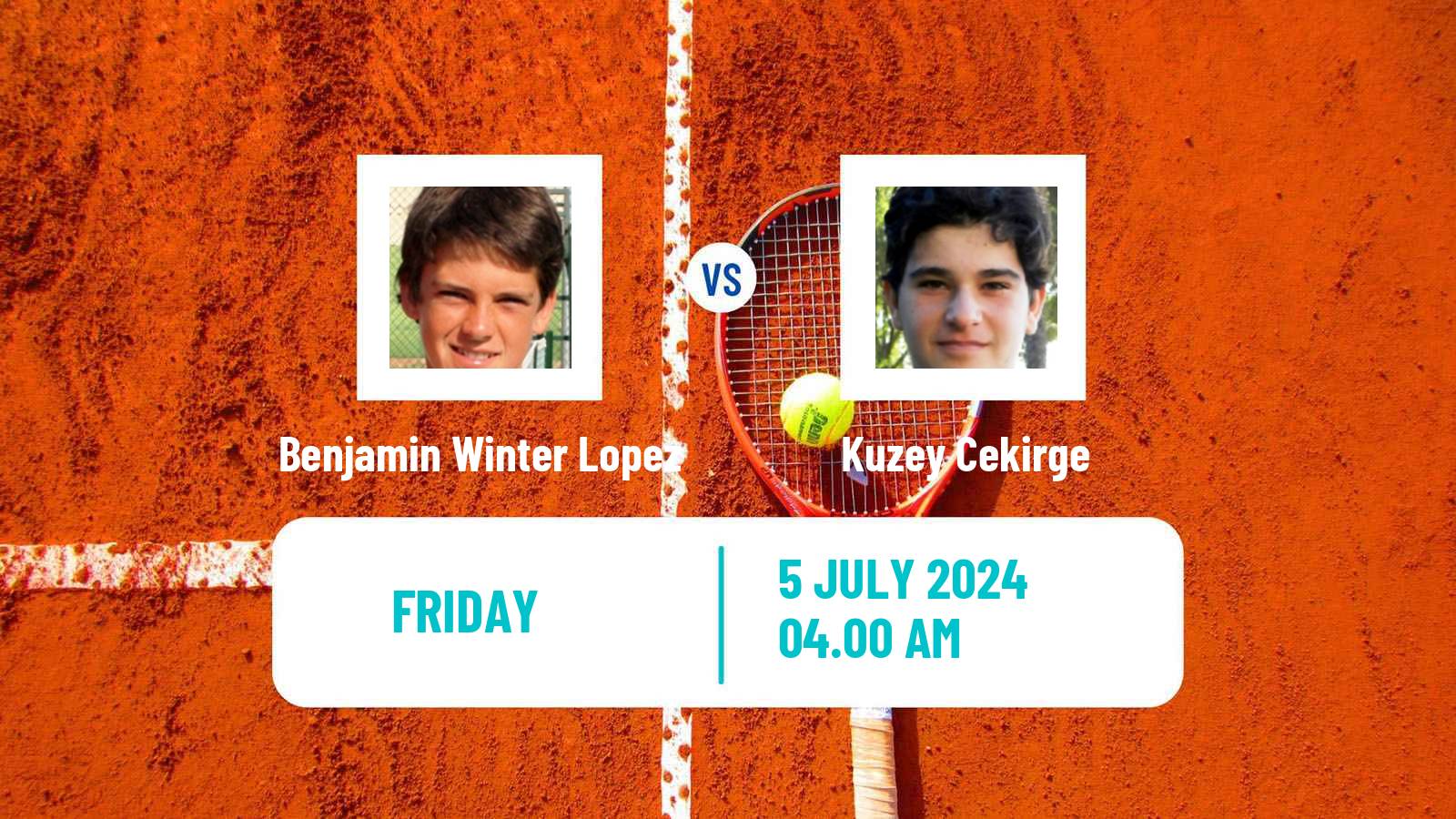 Tennis ITF M25 Getxo Men Benjamin Winter Lopez - Kuzey Cekirge