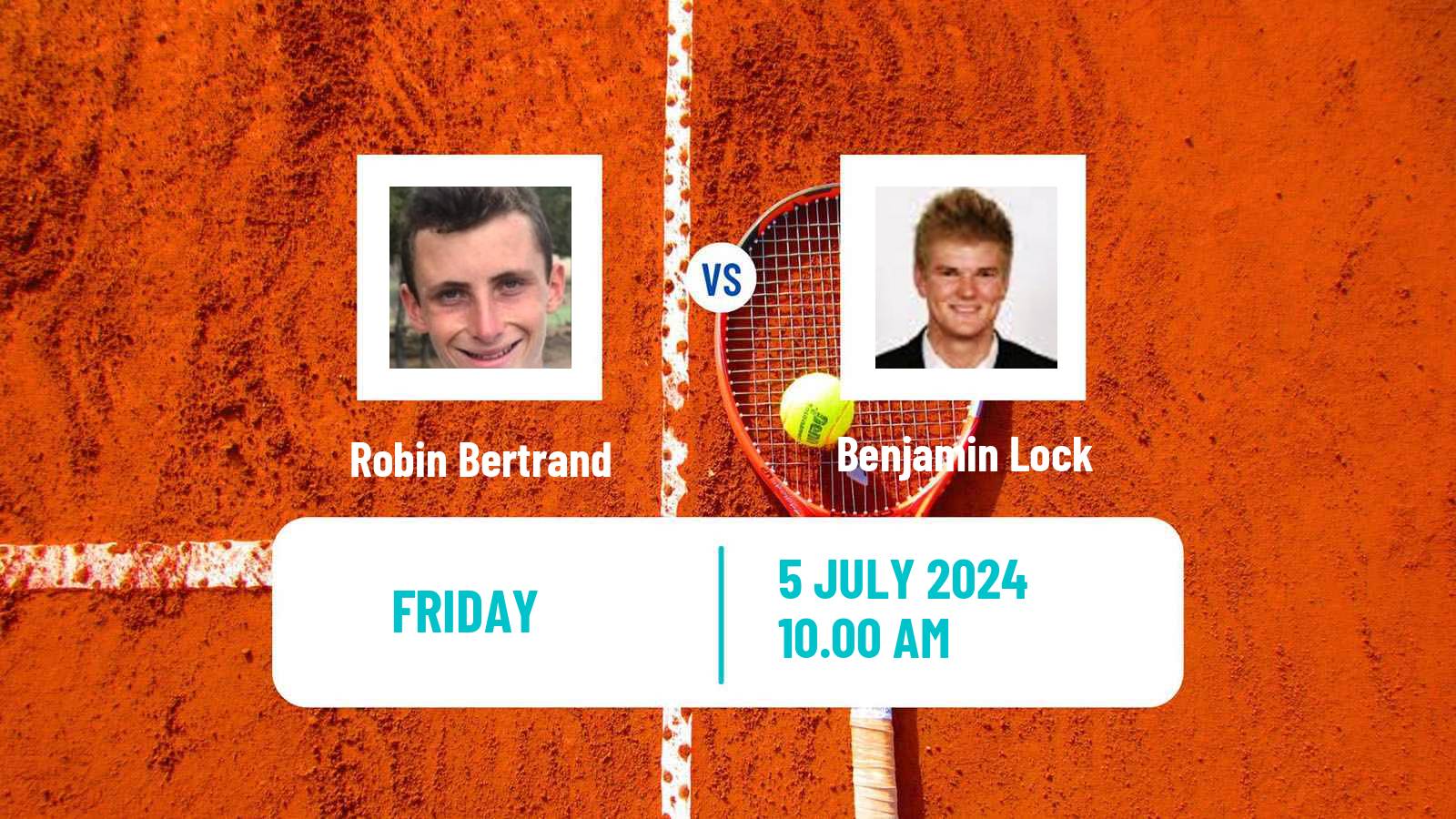 Tennis ITF M25 Ajaccio H Men Robin Bertrand - Benjamin Lock