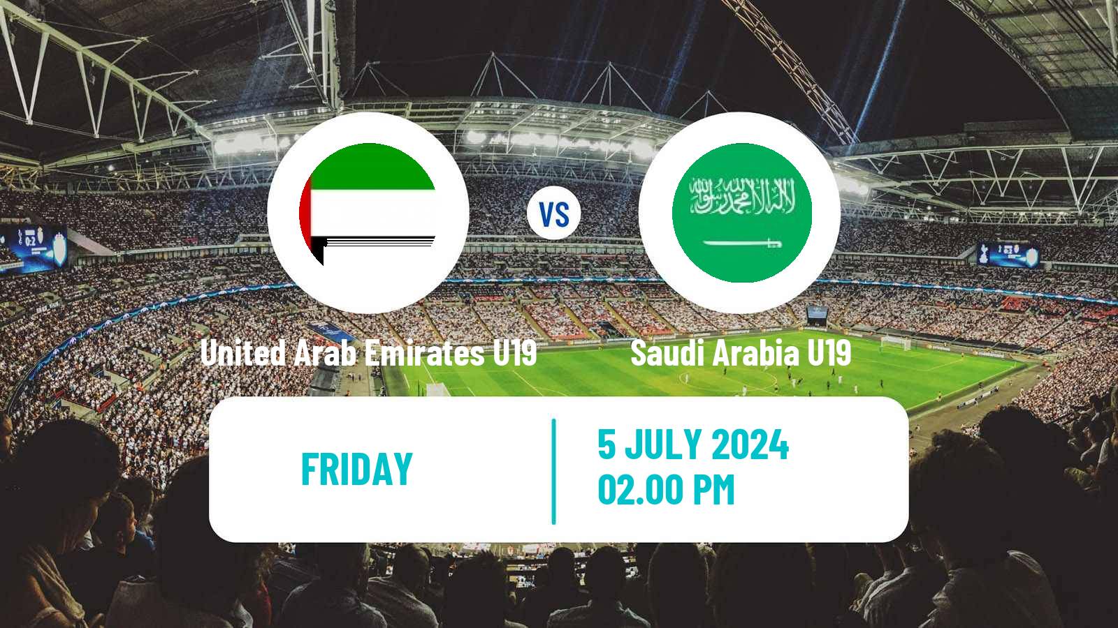 Football WAFF Championship U19 United Arab Emirates U19 - Saudi Arabia U19
