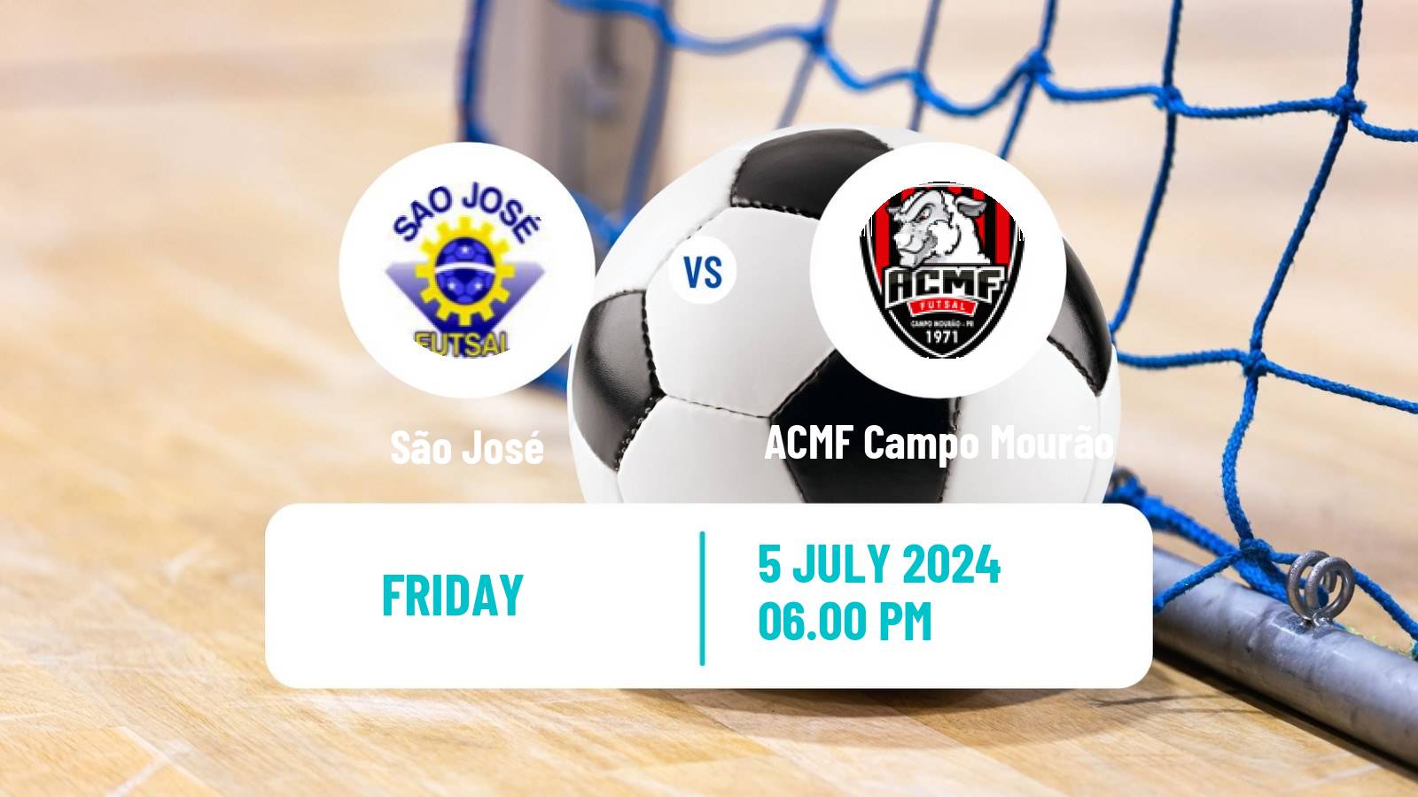 Futsal Brazilian Liga Futsal São José - ACMF Campo Mourão