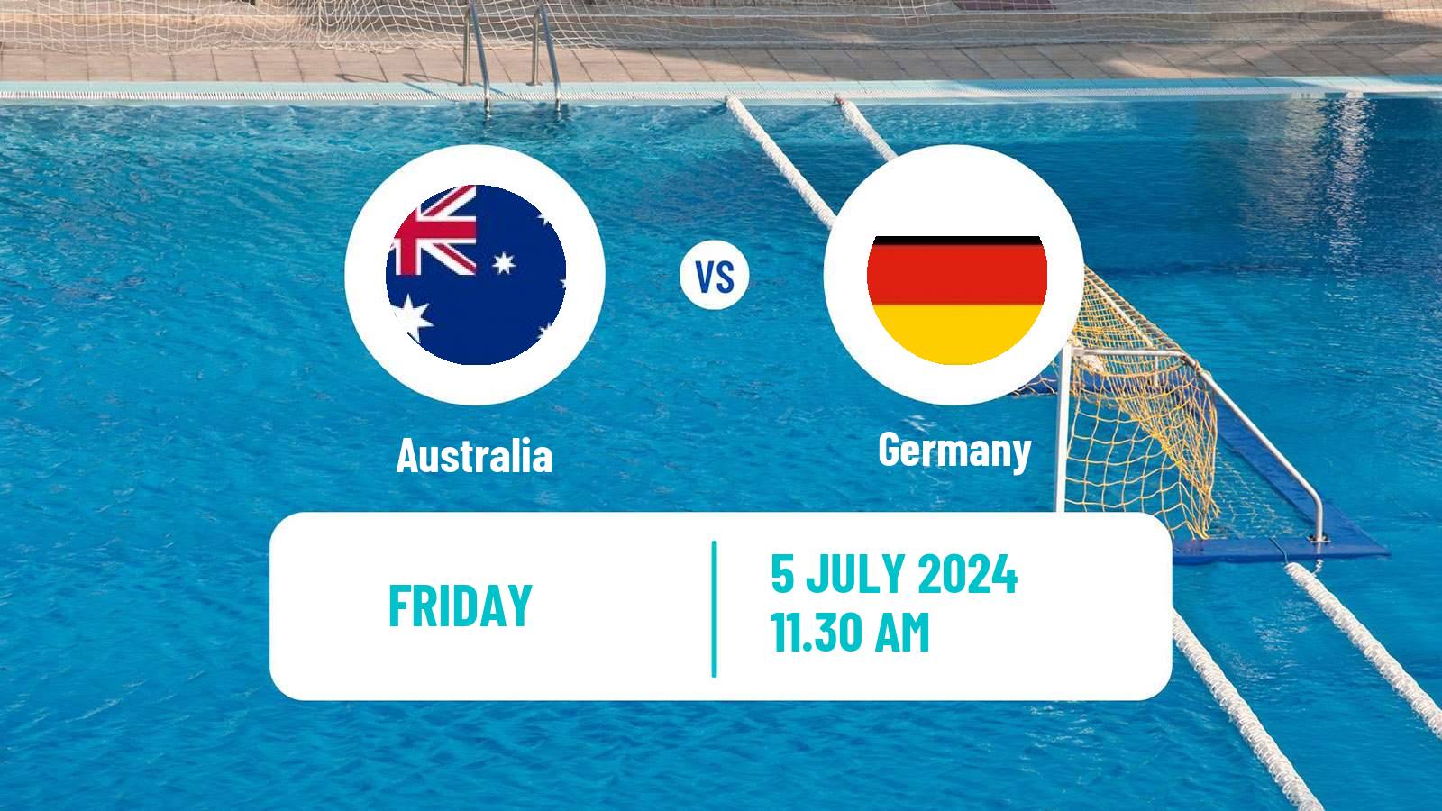 Water polo Friendly International Water Polo Australia - Germany