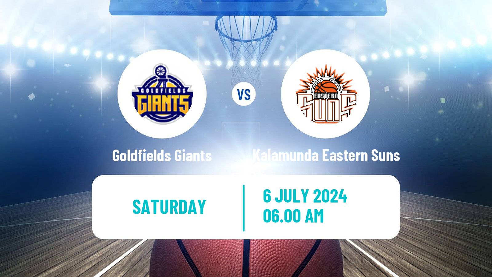 Basketball Australian NBL1 West Women Goldfields Giants - Kalamunda Eastern Suns