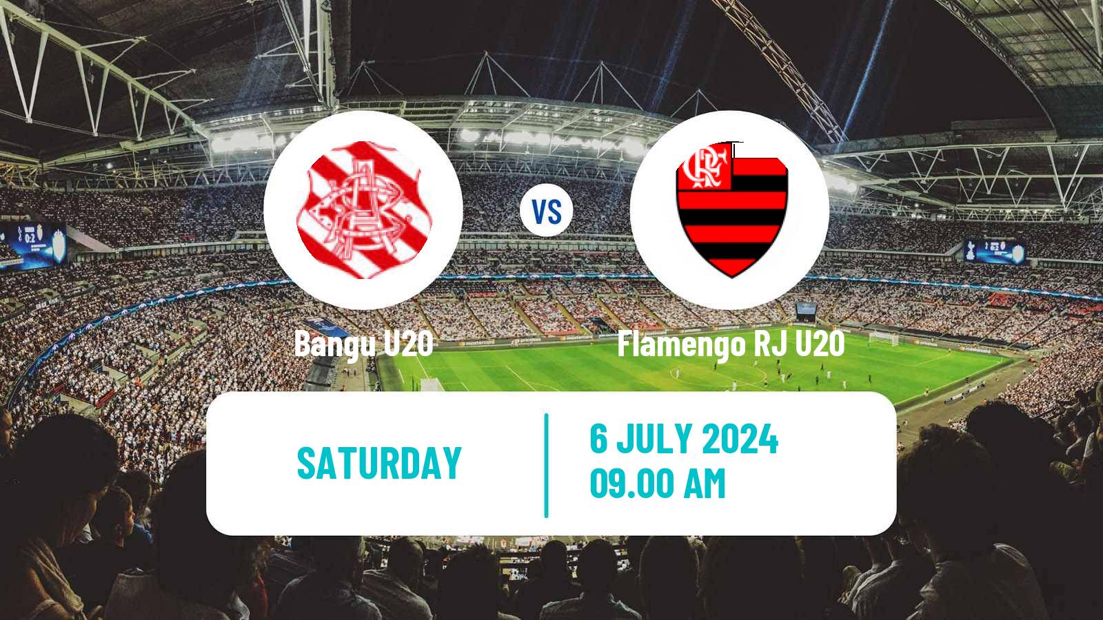 Soccer Brazilian Carioca U20 Bangu U20 - Flamengo RJ U20