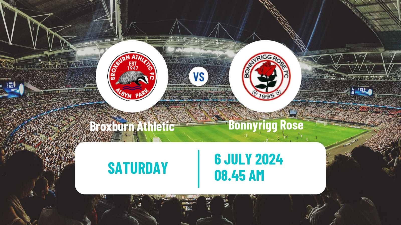 Soccer Club Friendly Broxburn Athletic - Bonnyrigg Rose