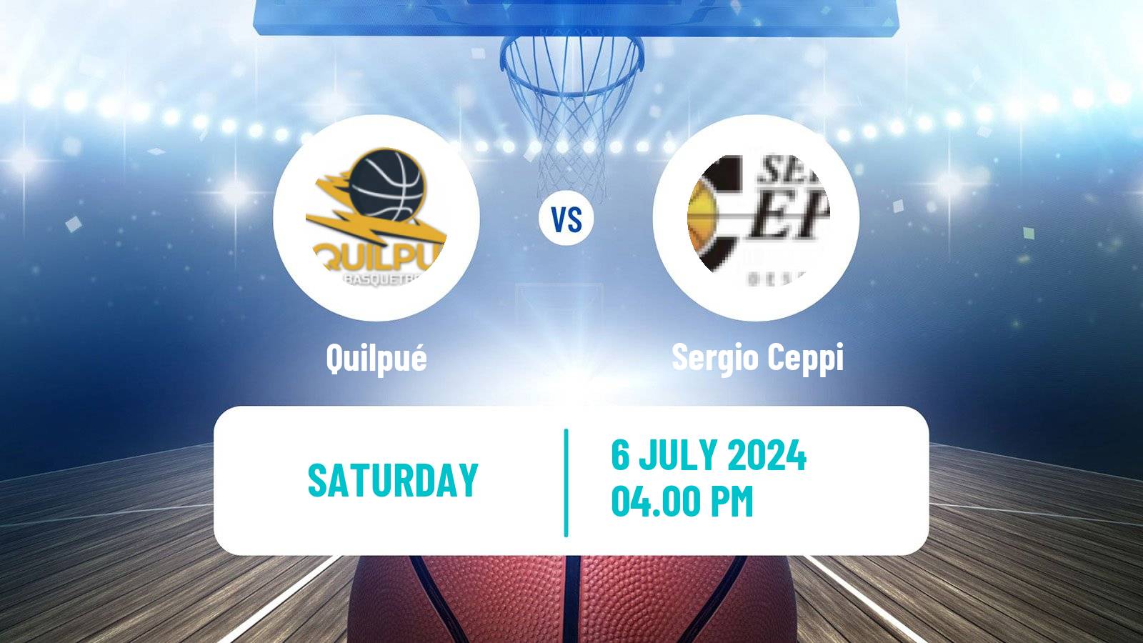 Basketball Chilean LNB 2 Quilpué - Sergio Ceppi