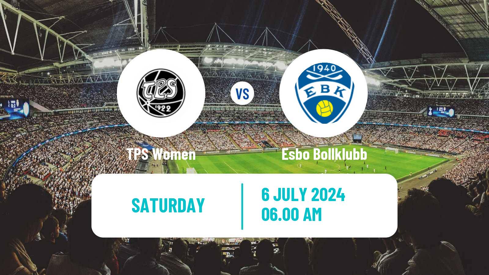 Soccer Finnish Ykkonen Women TPS - Esbo Bollklubb
