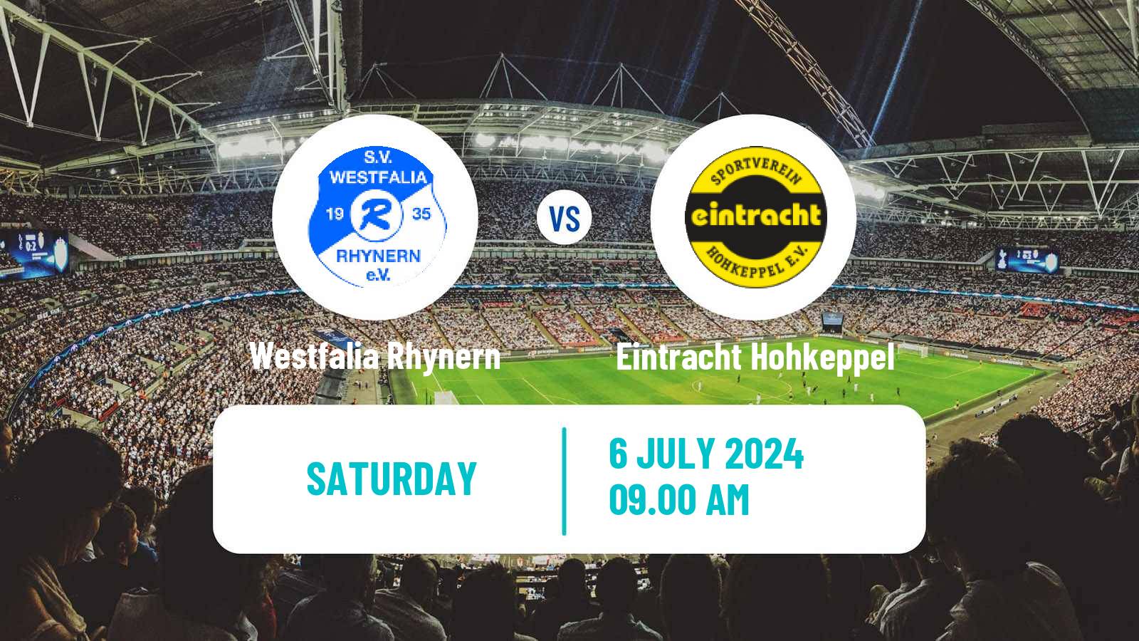 Soccer Club Friendly Westfalia Rhynern - Eintracht Hohkeppel
