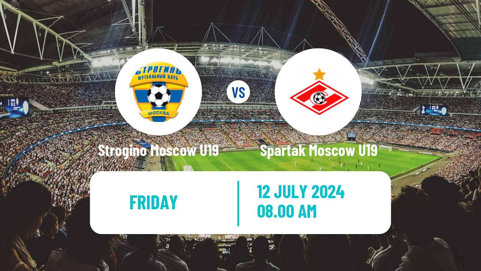 Football Russian Youth League Strogino Moscow U19 - Spartak Moscow U19