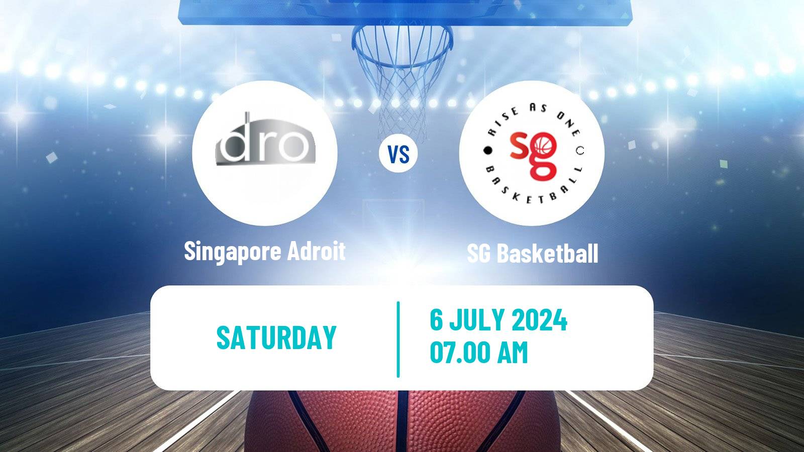 Basketball Singapore NBL Singapore Adroit - SG Basketball