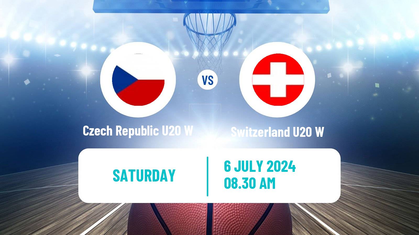 Basketball European Championship U20 B Basketball Women Czech Republic U20 W - Switzerland U20 W