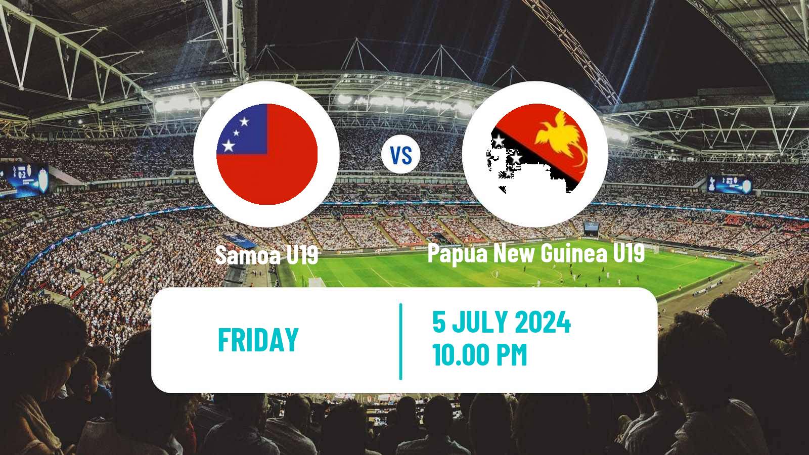 Soccer OFC Championship U19 Samoa U19 - Papua New Guinea U19