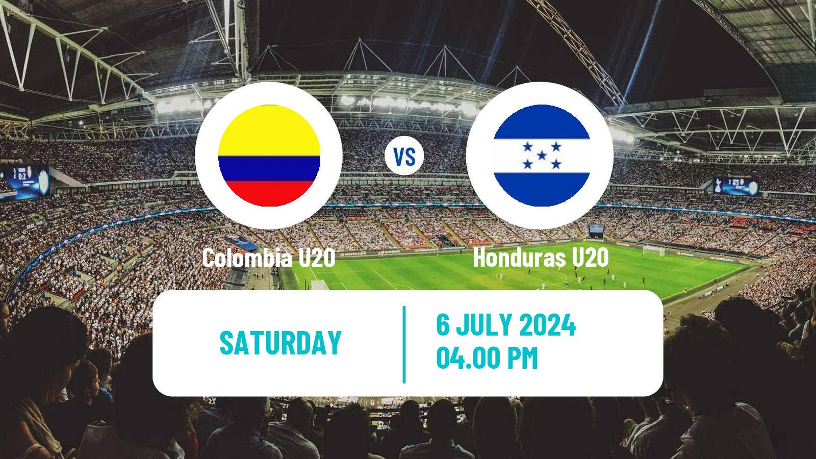 Soccer Friendly Colombia U20 - Honduras U20