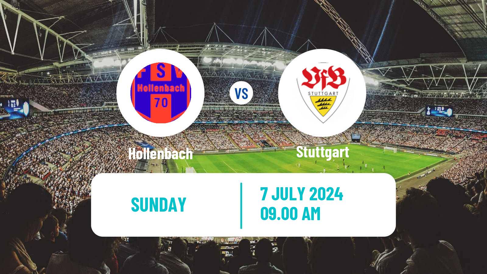Soccer Club Friendly Hollenbach - Stuttgart