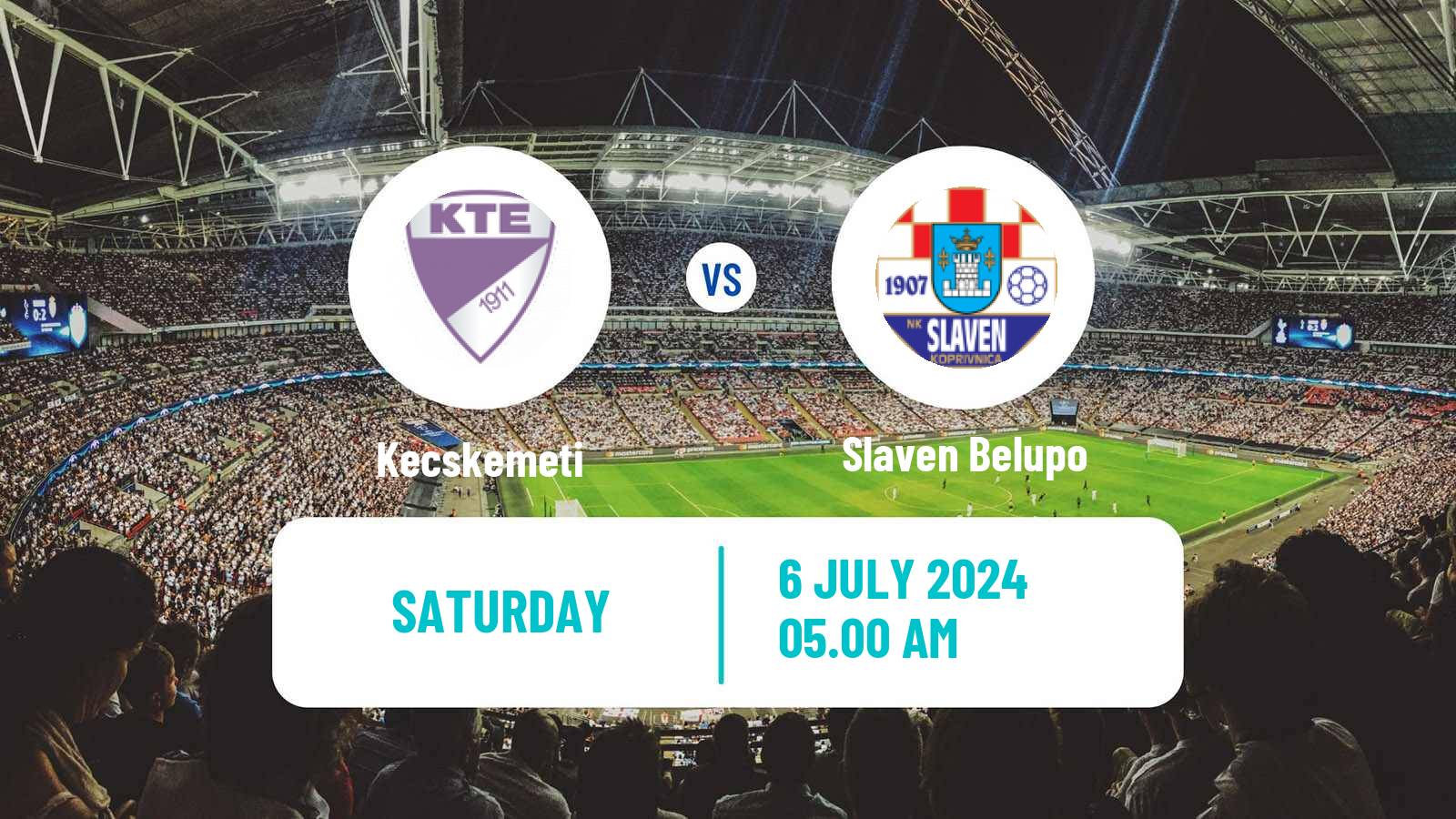 Soccer Club Friendly Kecskemeti - Slaven Belupo