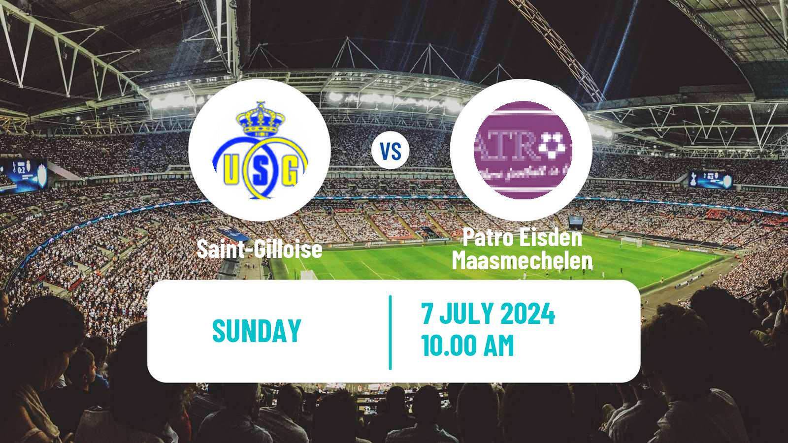 Soccer Club Friendly Saint-Gilloise - Patro Eisden Maasmechelen
