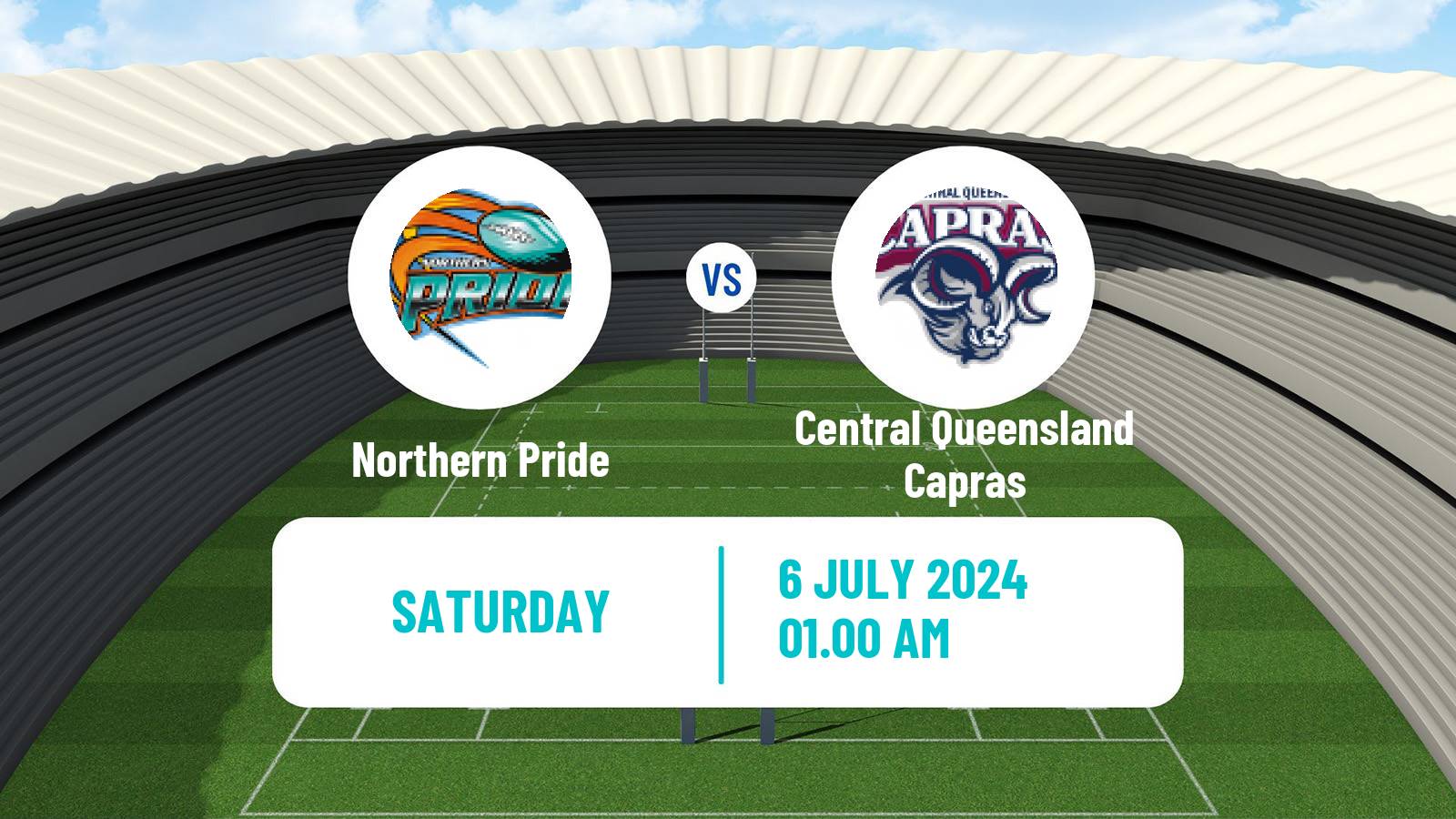 Rugby league Australian Queensland Cup Northern Pride - Central Queensland Capras