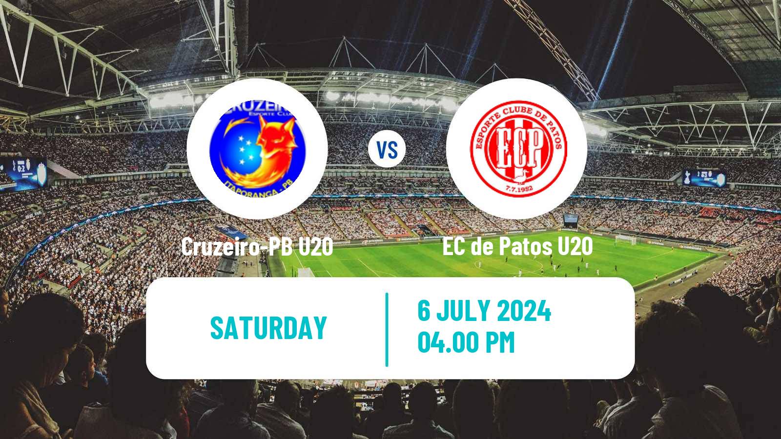Football Brazilian Paraibano U20 Cruzeiro-PB U20 - EC de Patos U20