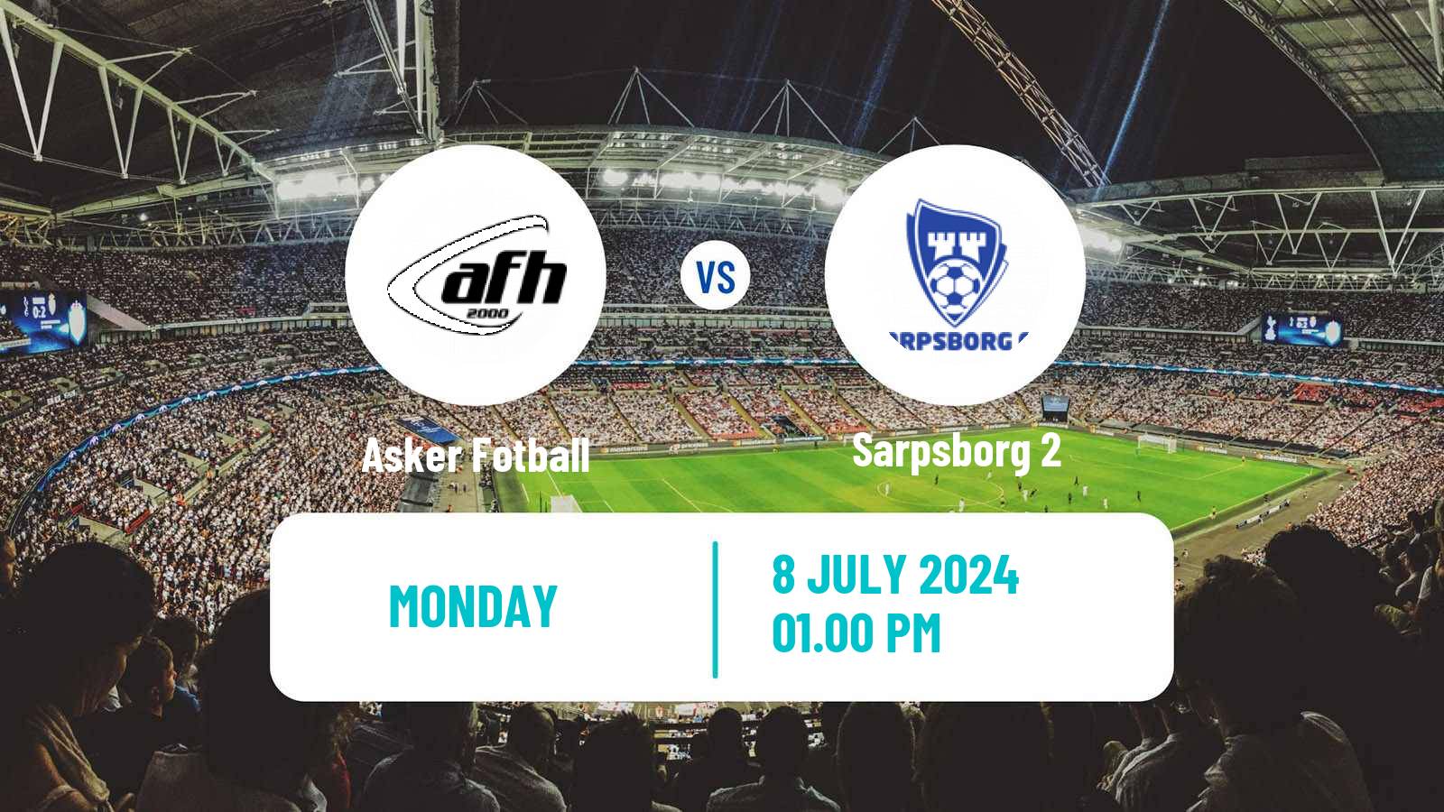 Football Norwegian Division 3 - Group 3 Asker Fotball - Sarpsborg 2