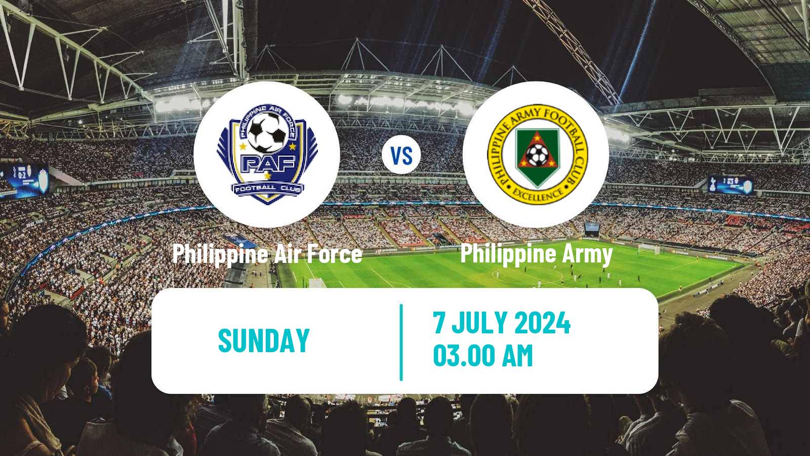 Football Philippines PFL Philippine Air Force - Philippine Army