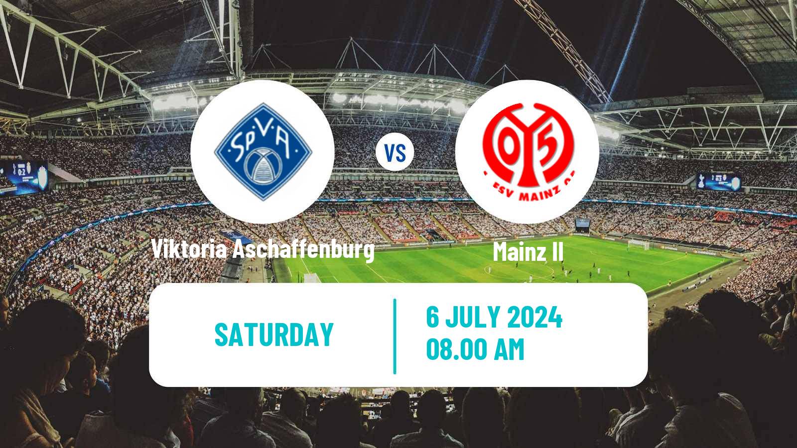 Soccer Club Friendly Viktoria Aschaffenburg - Mainz II
