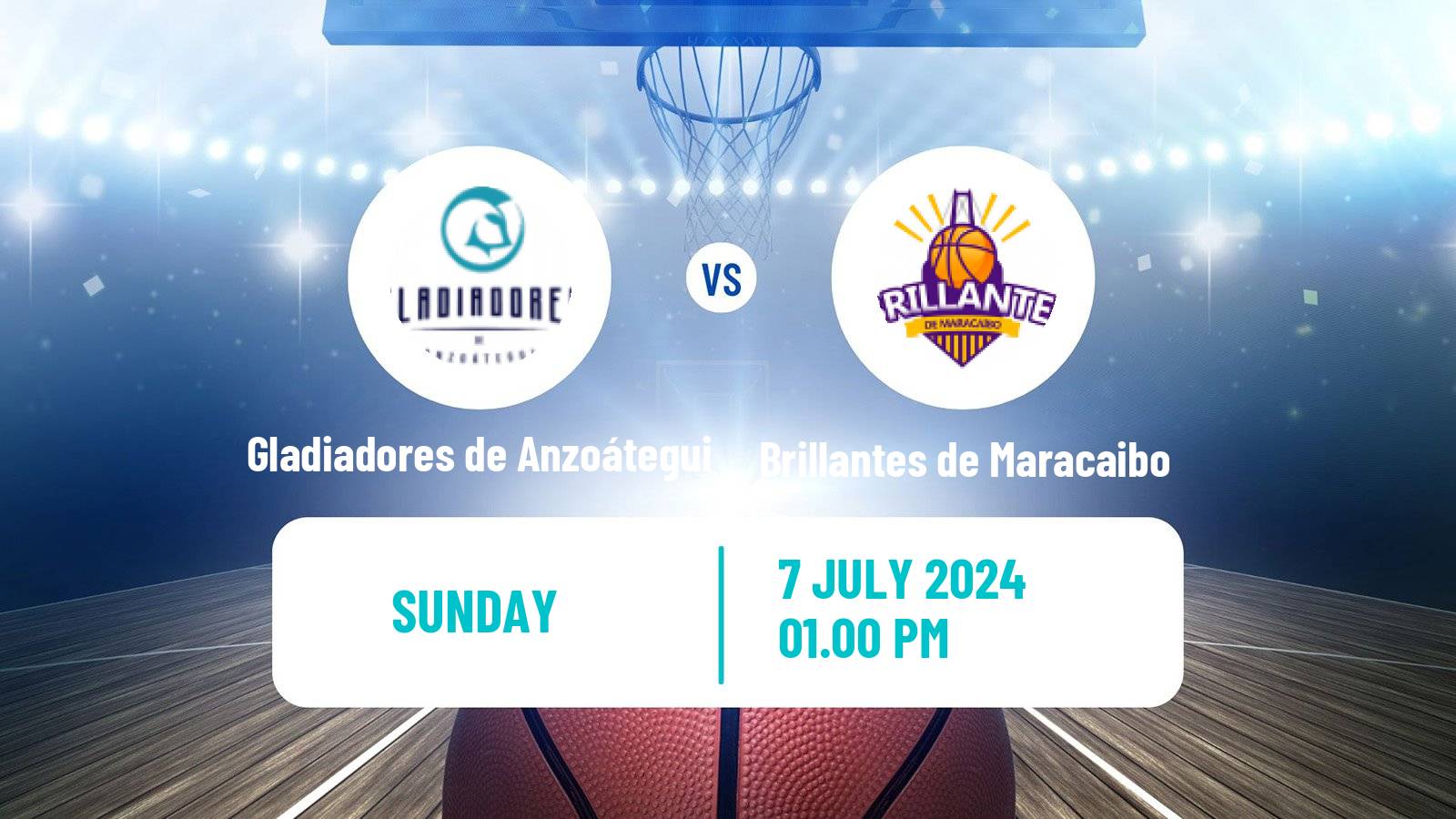 Basketball Venezuelan Superliga Basketball Gladiadores de Anzoátegui - Brillantes de Maracaibo