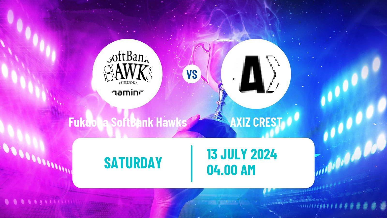 Esports League Of Legends Ljl Fukuoka SoftBank Hawks - AXIZ CREST