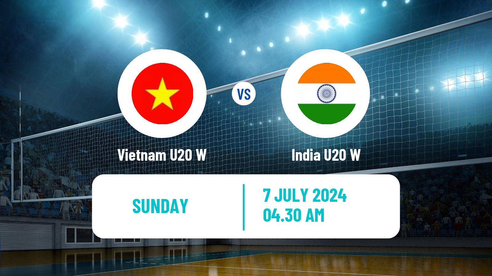 Volleyball Asian Championship U20 Volleyball Women Vietnam U20 W - India U20 W