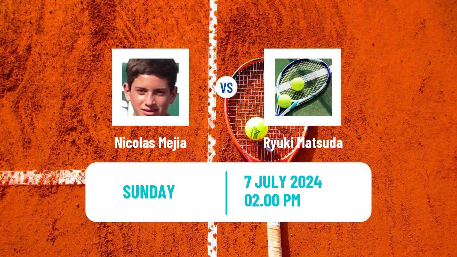 Tennis Winnipeg Challenger Men Nicolas Mejia - Ryuki Matsuda