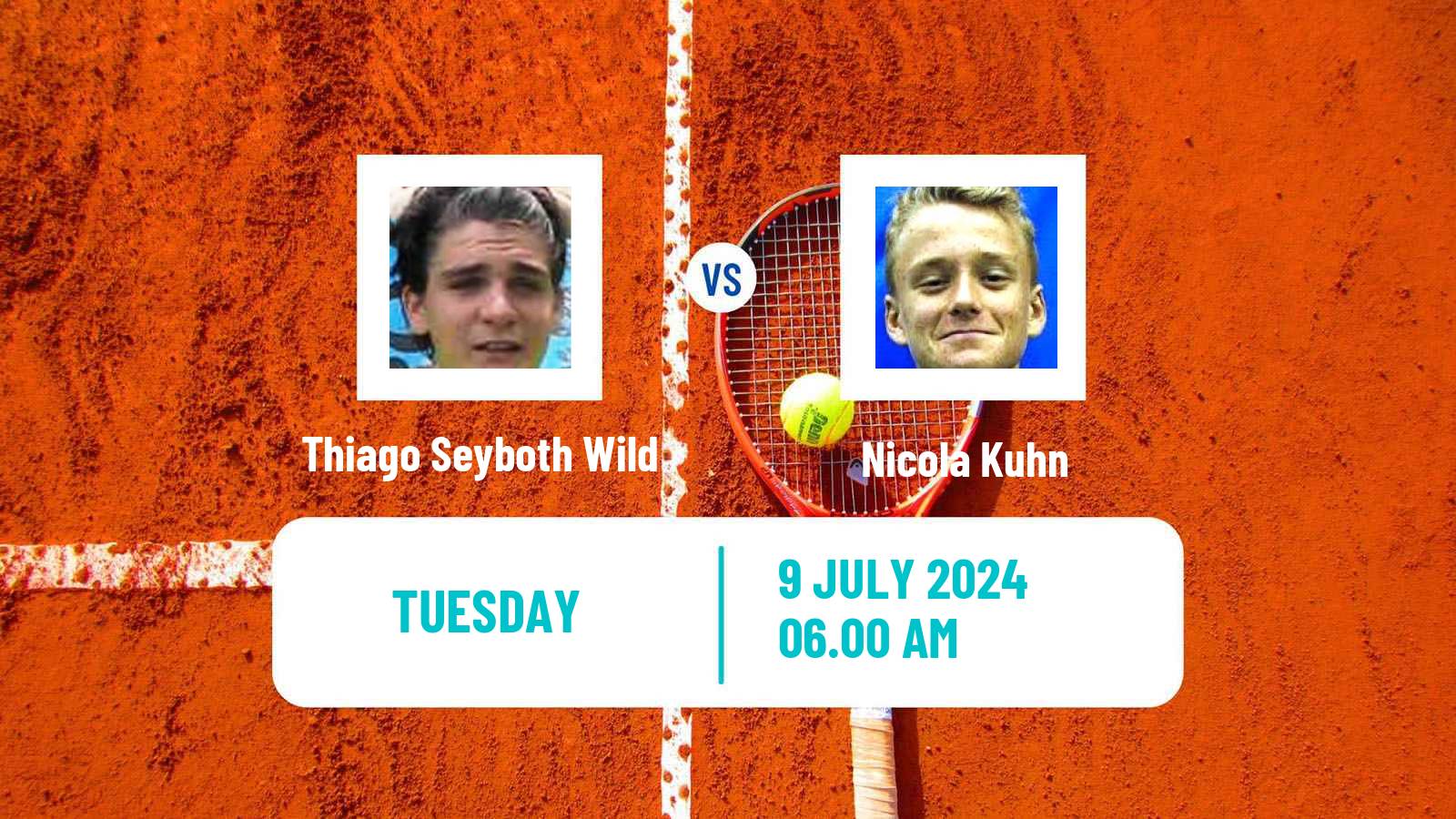 Tennis Braunschweig Challenger Men Thiago Seyboth Wild - Nicola Kuhn