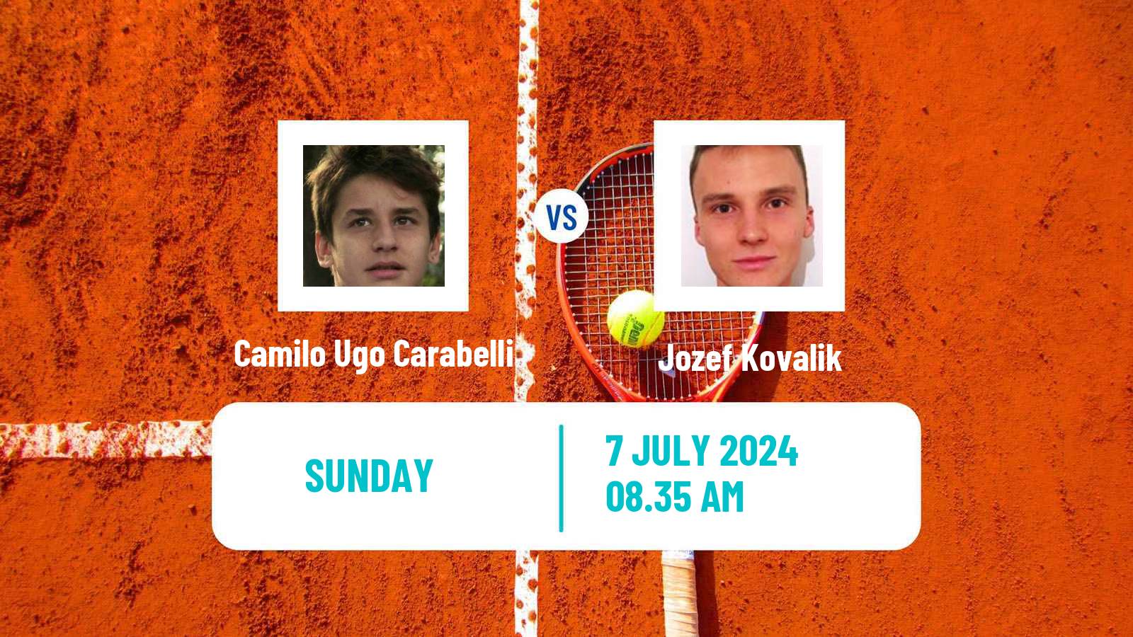 Tennis Karlsruhe Challenger Men Camilo Ugo Carabelli - Jozef Kovalik