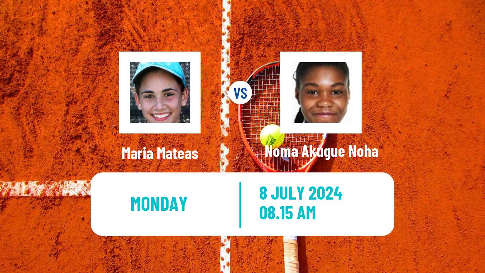 Tennis Contrexeville Challenger Women Maria Mateas - Noma Akugue Noha