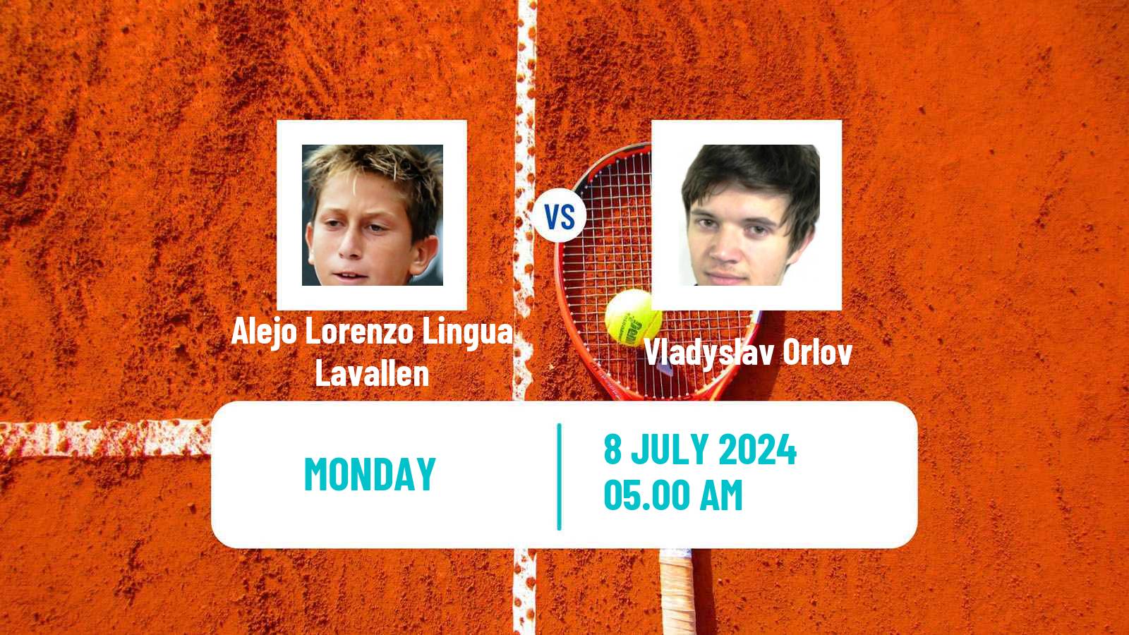 Tennis Iasi Challenger Men Alejo Lorenzo Lingua Lavallen - Vladyslav Orlov