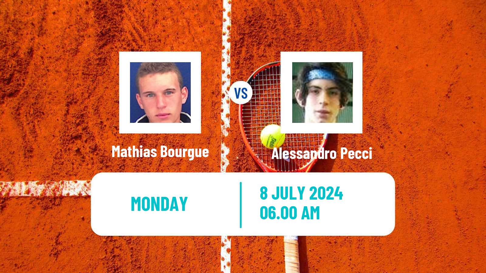 Tennis Trieste Challenger Men Mathias Bourgue - Alessandro Pecci
