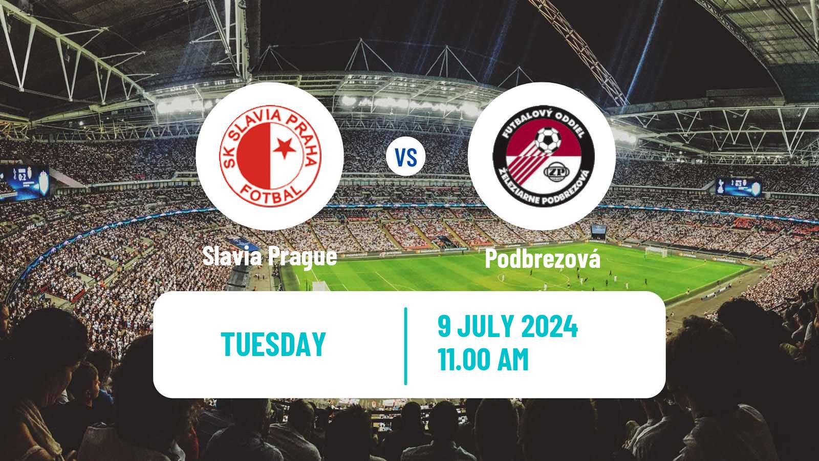 Soccer Club Friendly Slavia Prague - Podbrezová
