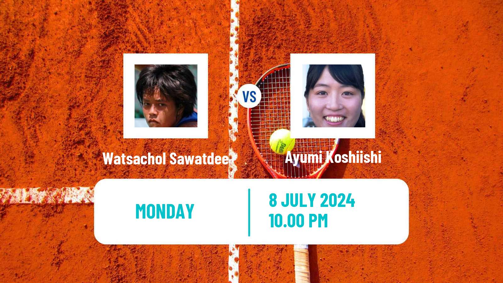 Tennis ITF W15 Nakhon Si Thammarat 6 Women Watsachol Sawatdee - Ayumi Koshiishi