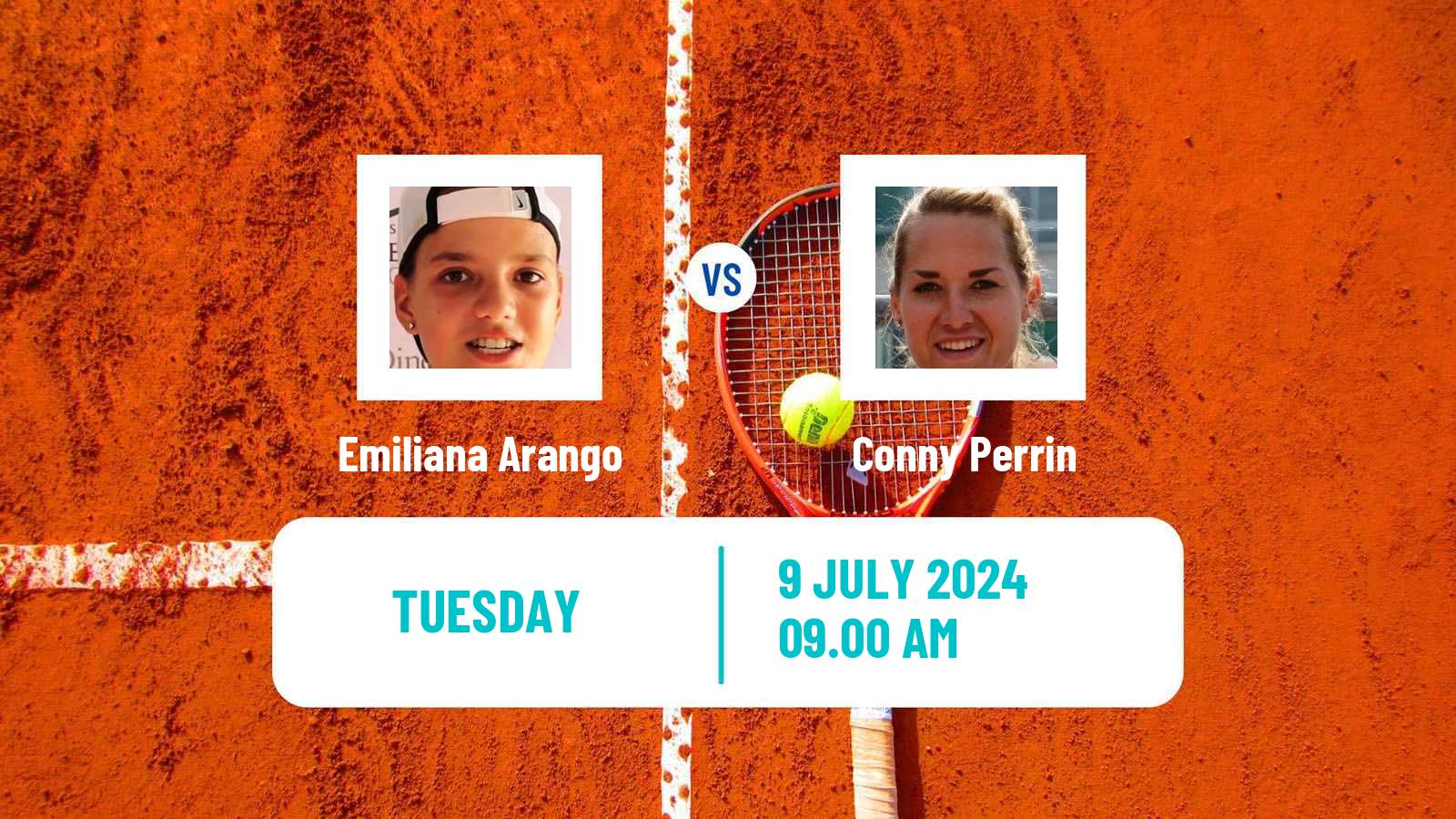 Tennis Contrexeville Challenger Women Emiliana Arango - Conny Perrin