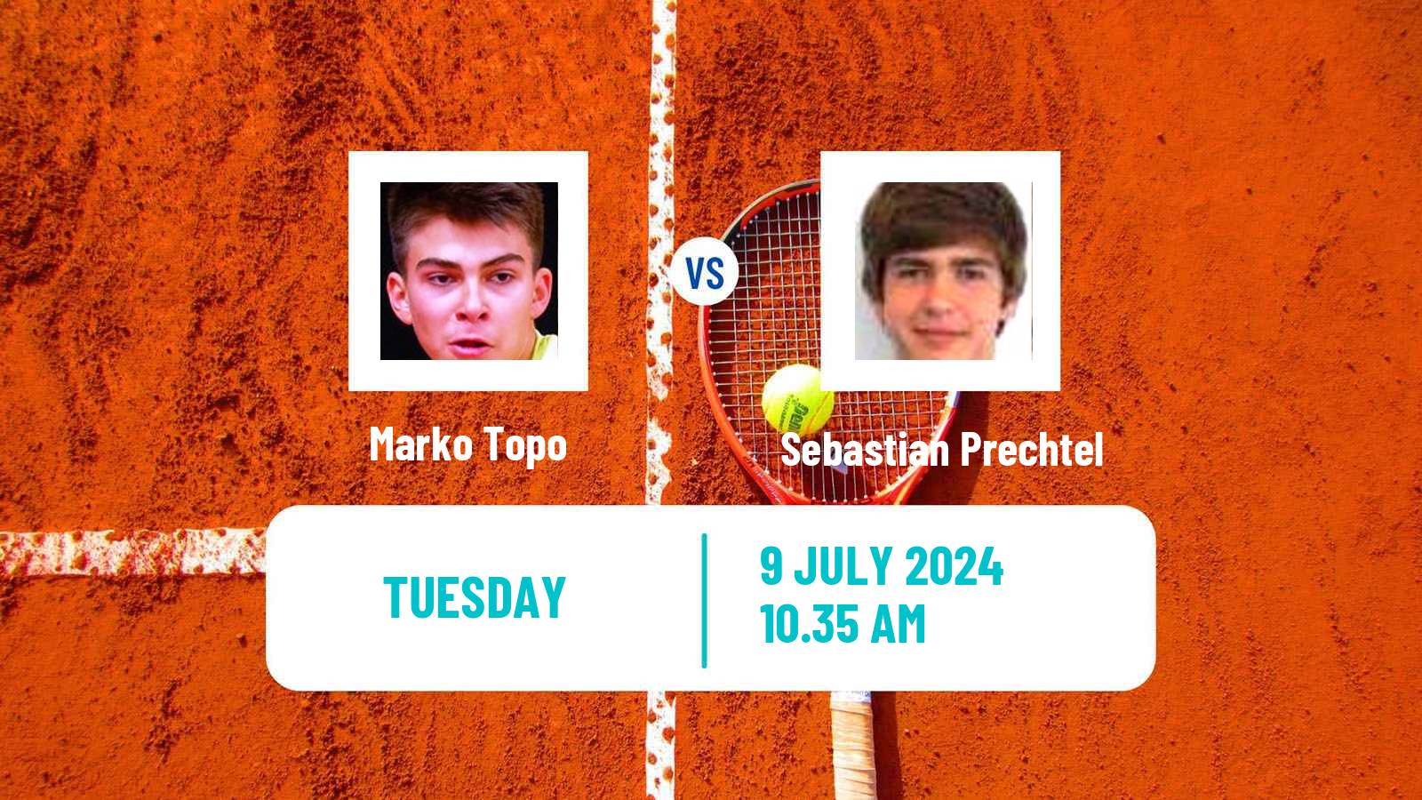 Tennis ITF M25 Kassel Men 2024 Marko Topo - Sebastian Prechtel