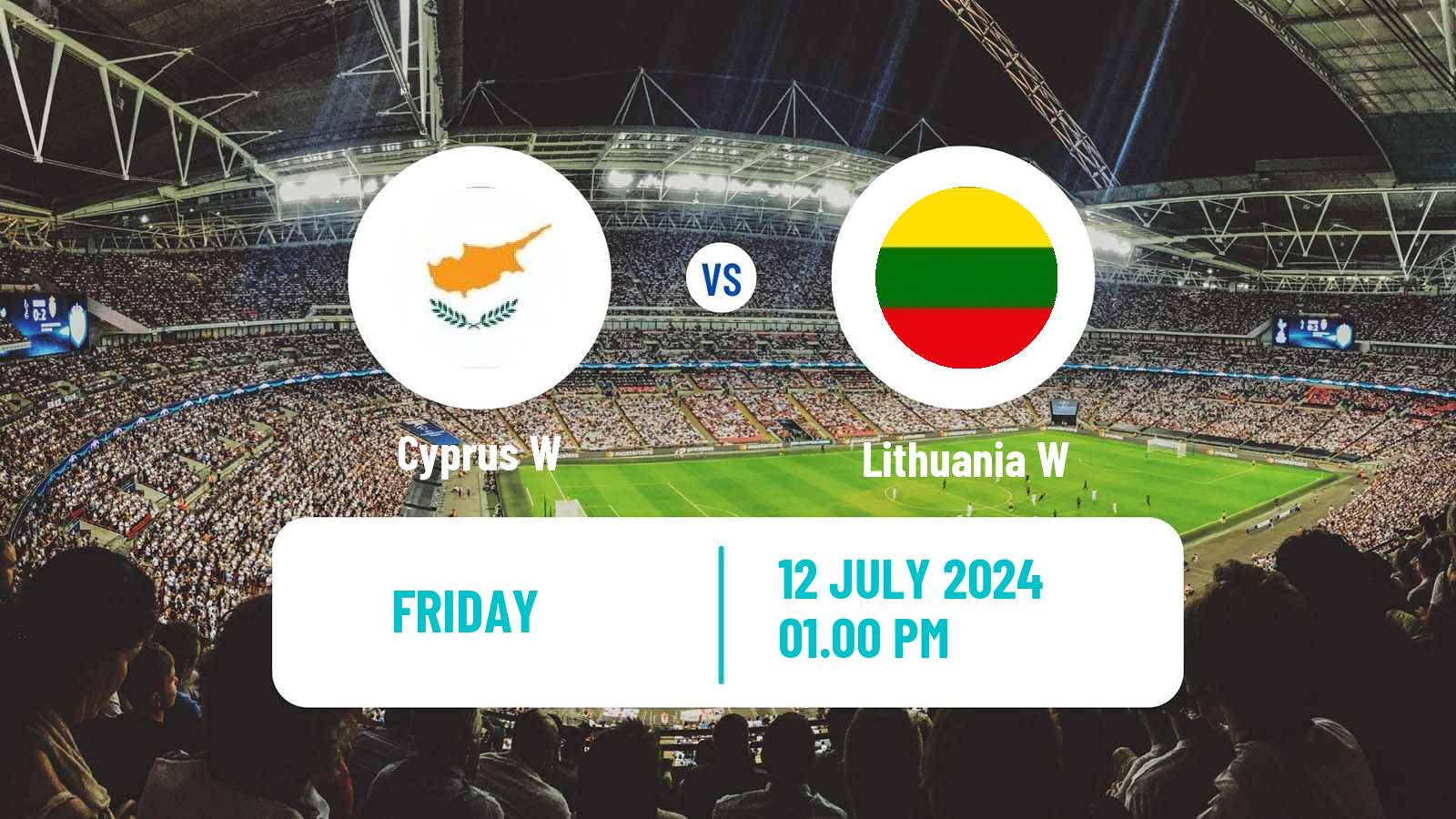 Soccer UEFA Euro Women Cyprus W - Lithuania W