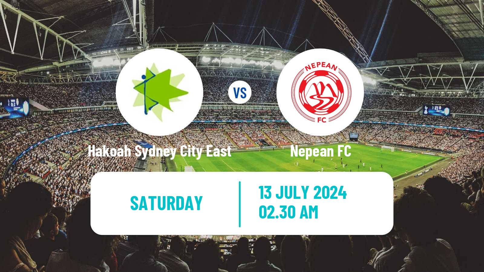 Football Australian NSW League One Hakoah Sydney City East - Nepean