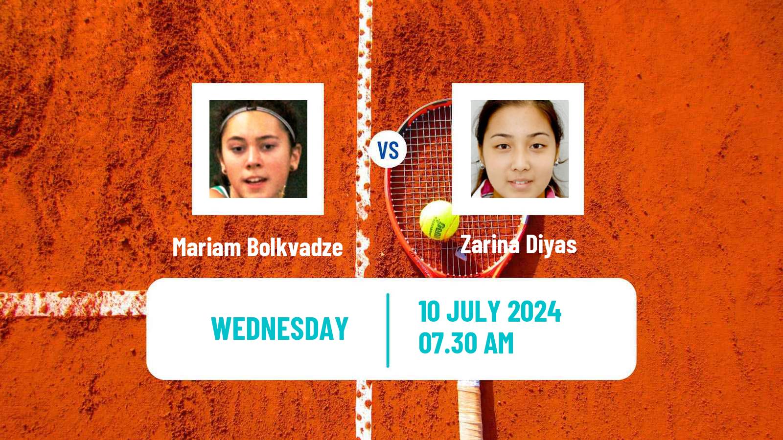Tennis ITF W50 Corroios Seixal Women Mariam Bolkvadze - Zarina Diyas
