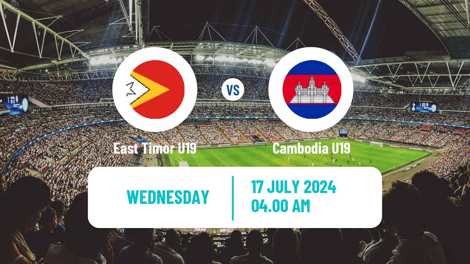 Football AFF Championship U19 East Timor U19 - Cambodia U19