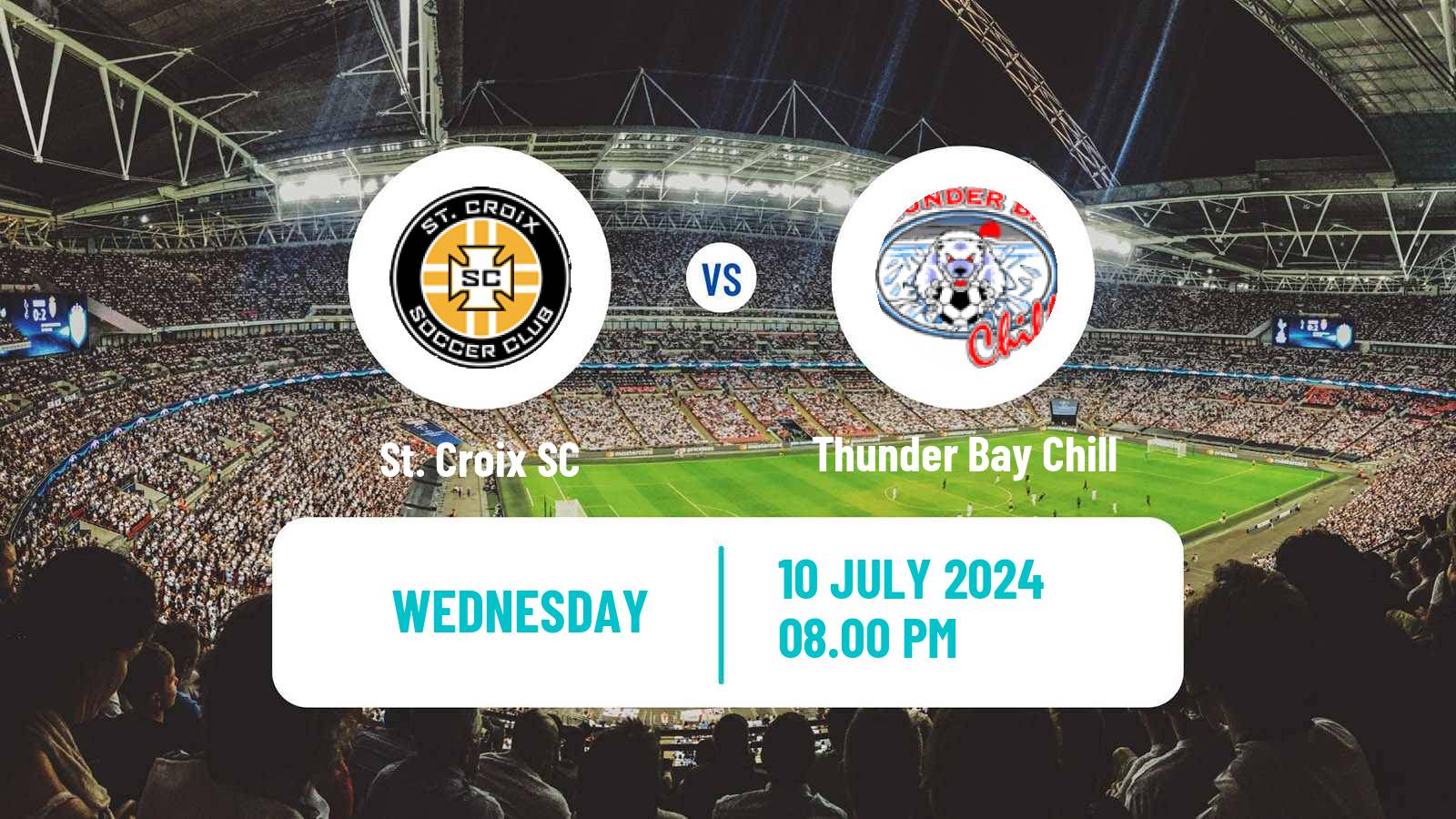 Soccer USL League Two St. Croix - Thunder Bay Chill