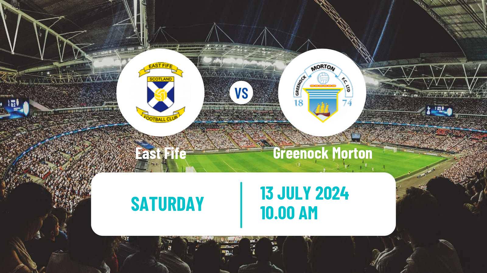 Soccer Scottish League Cup East Fife - Greenock Morton