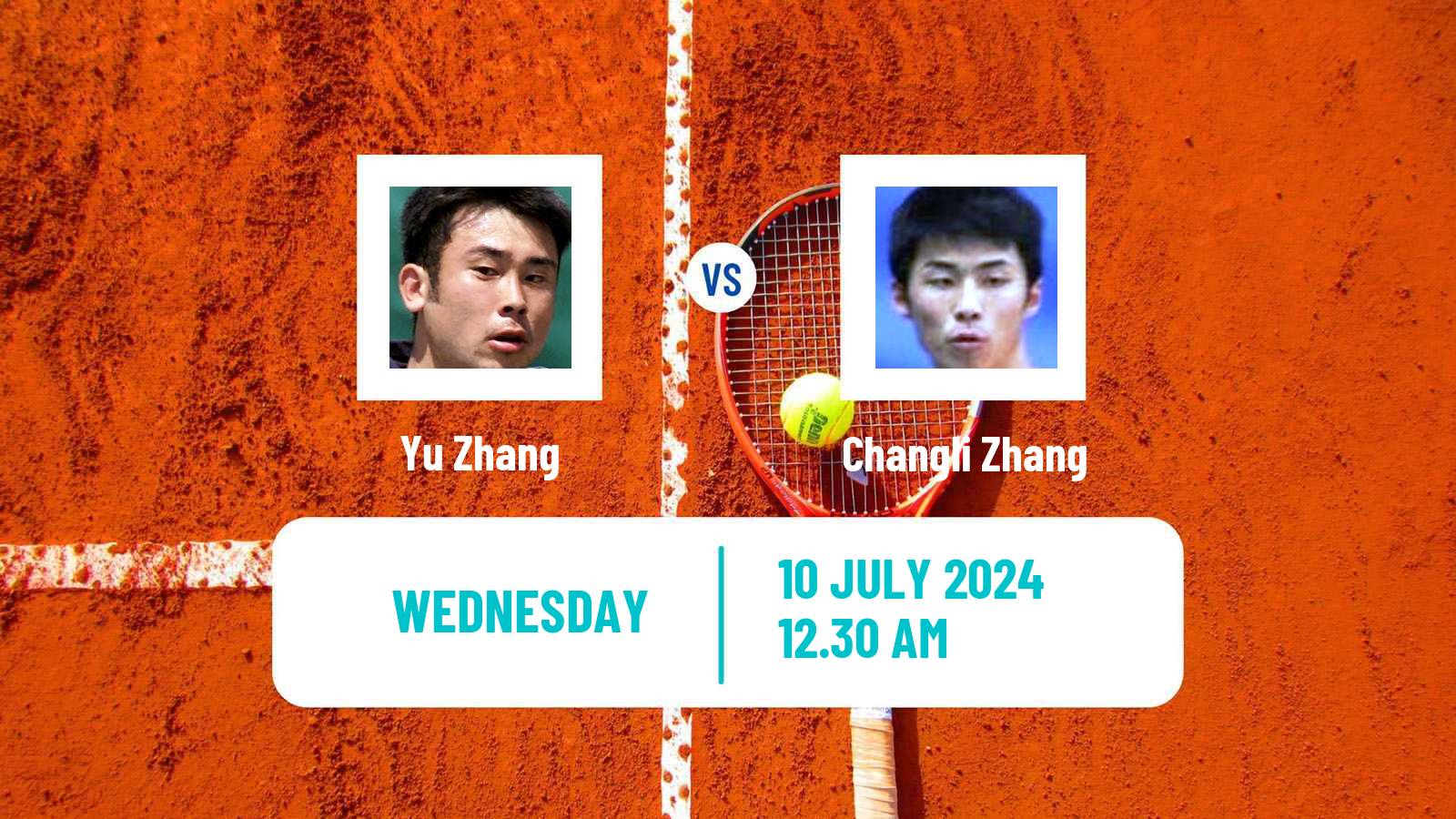 Tennis ITF M25 Tianjin Men Yu Zhang - Changli Zhang
