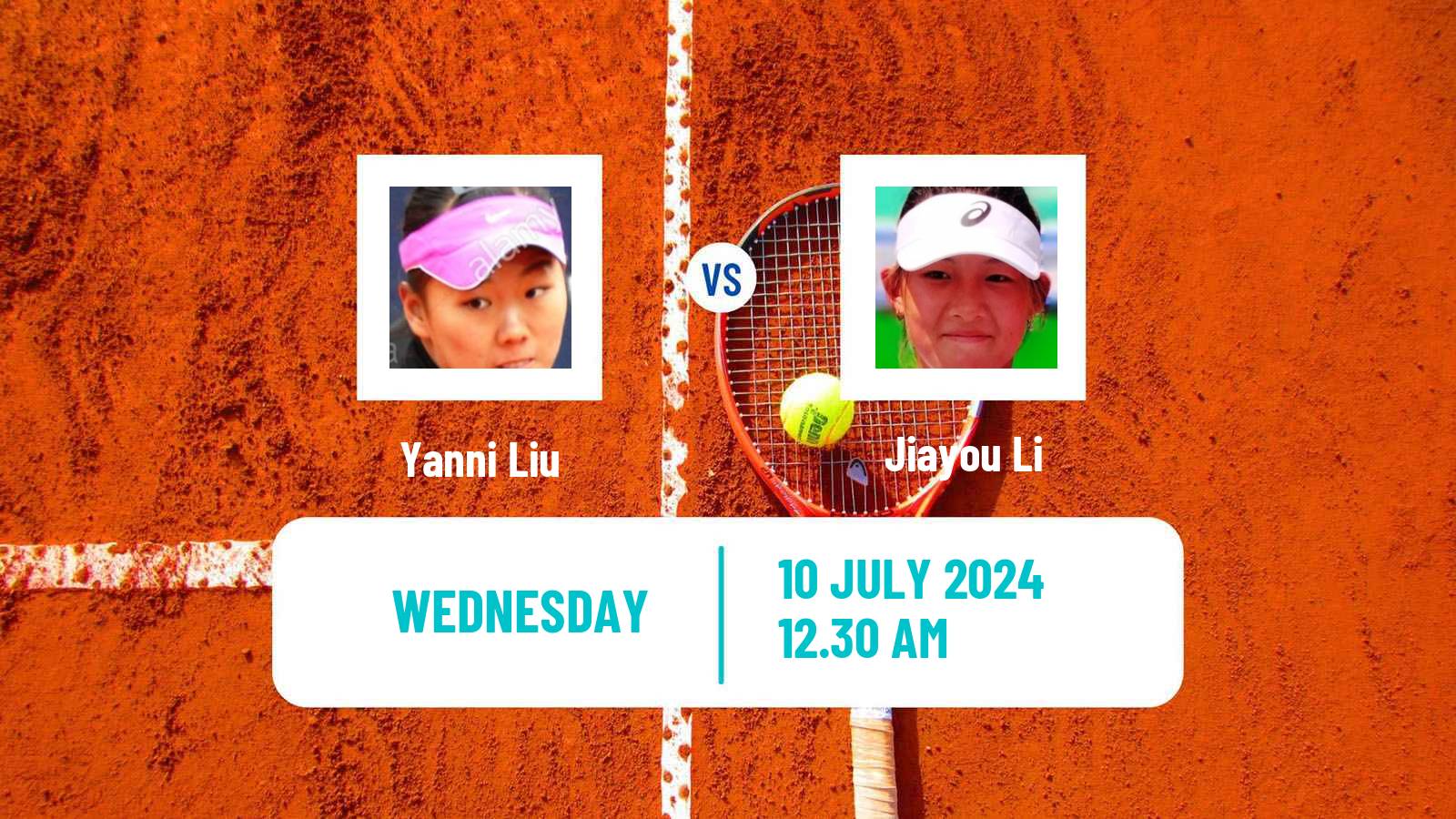 Tennis ITF W35 Tianjin Women Yanni Liu - Jiayou Li