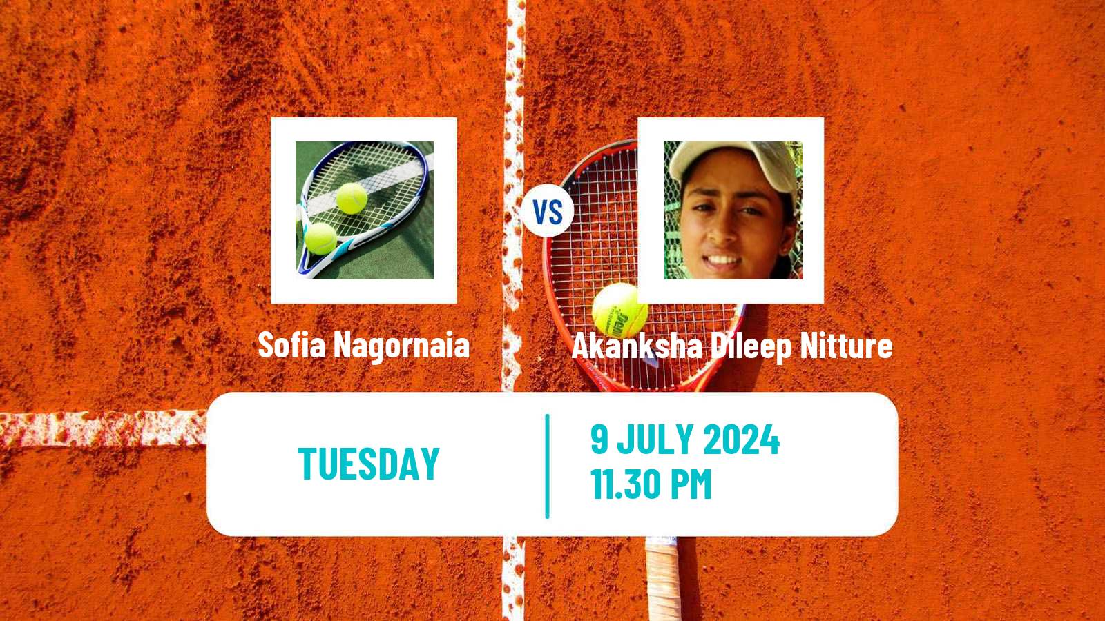 Tennis ITF W15 Nakhon Si Thammarat 3 Women Sofia Nagornaia - Akanksha Dileep Nitture
