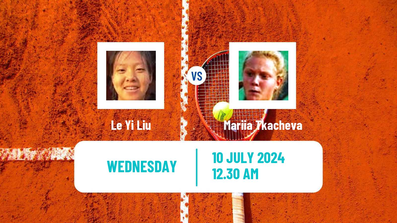 Tennis ITF W35 Tianjin Women Le Yi Liu - Mariia Tkacheva